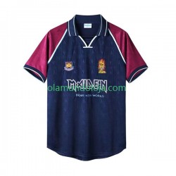 Camisola West Ham United Iron Maiden Retro Homem Equipamento Primeiro 1999 Manga Curta